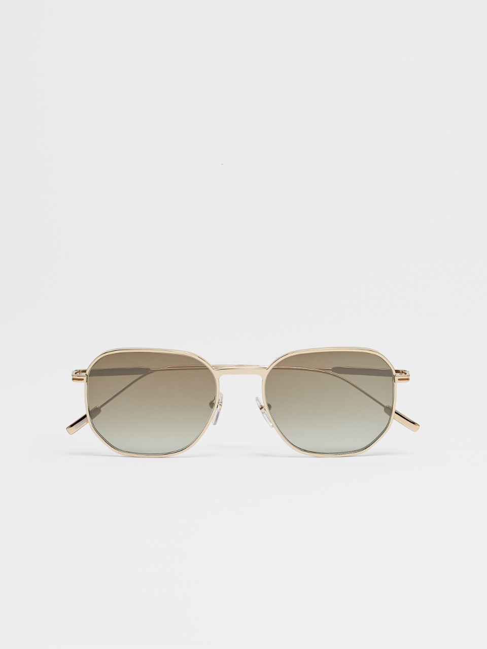 Light Gold Metal Panthos Sunglasses